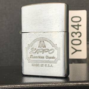 ZIPPO 美商品 CANNED BOTTOM Brushed Chrome オイルライター イタリックロゴ ブラッシュクローム ジッポー 02年製 silver Y0340