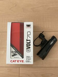  CATEYE キャットアイ GVOLT70 LEDライト　美品　ロード、マウンテン、クロスバイクなどに　HL-EL551RC