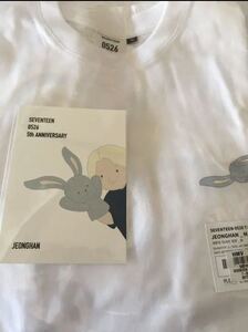 即決 HMV日本語特典カード付　SEVENTEEN 0526 T-SHIRT JEONGHAN Mサイズ　新品未開封