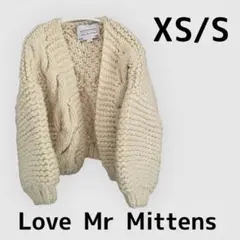 【xs/s】I Love Mr.Mittens  ボンバーニットジャケット