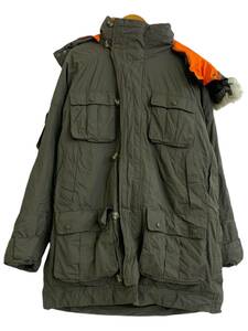 L.L.Bean (エルエルビーン) GORE-TEX ダウンジャケット ナイロン リップストップ 0 DCY8 L オリーブ系 古着 メンズ/004