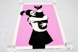 希少 WCP Banksy バンクシー BOMB HUGGER リプロダクション シルクスクリーン プリント 現代アート 限定品