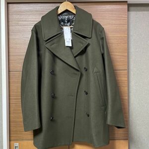 【新品　Mサイズ】UNIQLO ユニクロ +J ウールブレンド オーバーサイズピーコート OLIVE オリーブ 商品番号 445769 21AW ジルサンダー