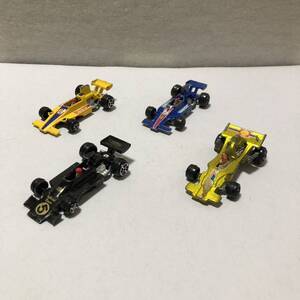 激レア超希少！昭和レトロ！yatming／ヤトミン！F１カー４台セット！ダイキャストミニカー！当時物！入手困難モデル！