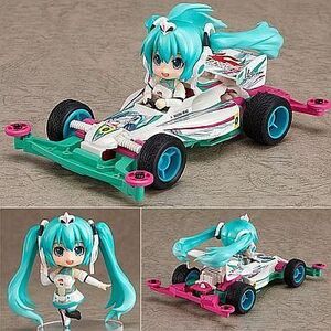 中古トレーディングフィギュア ねんどろいどぷち×ミニ四駆 レーシングミク 2012ver. drives アスチュート スペ