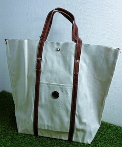 値下！送料800円～木の庄帆布 セルヴィッチ トートバッグ Selvage TOTE BAG キナリ/900SL 日本製 定価16,280税込/YA06-KG20-01STT900SL