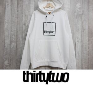 【新品】25 ThirtyTwo FRANCHISE TECH HOODIE - XXLサイズ - WHITE 撥水 パーカー スノーボード 正規品