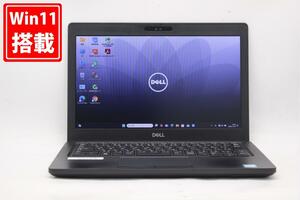 中古良品 12.5型 DELL Letidute 5290 Windows11 八世代 i5-8250u 8GB 256GB-SSD カメラ 無線 Office付 中古パソコンWin11 税無 管:1627x