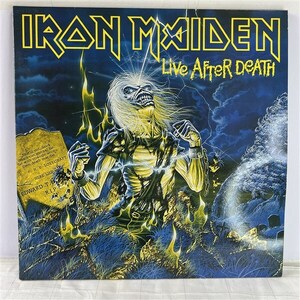 LPレコード2枚組 IRON MAIDEN アイアン・メイデン Live After Death死霊復活 名盤 ブックレット付 ヘヴィメタル NWOBHM UK盤