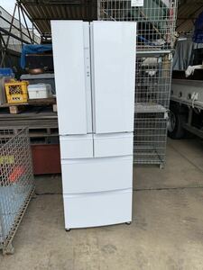 【中古品】※引取り限定 三菱 三菱電機株式会社 MITSUBISHIELECTRIC 両開き 観音開き 冷蔵庫 ノンフロン冷凍冷蔵庫 MR-R46G-W 