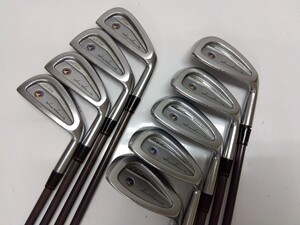 HONMA LB-606 CAVITY BACK アイアン9本セット(4-11,S) flex:R-1 メンズ右 オリジナルカーボンシャフト ホンマ シリアルナンバー 3414426