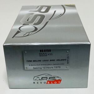 【美品】REVOSLOT レヴォスロット 1/32 BMW 2002 #35 TEAM BEILCKE LOUIS BMW ORLANDO スロットカー 動作未確認