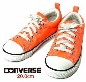 Converse Child All Star★コンバース★（20.0cm）チャイルドオールスター ジュース 靴 3SC995/NEON ORANGE