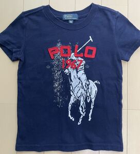 POLO RALPH LAUREN ポロ ラルフローレン☆半袖 Tシャツ☆サイズ 90☆ネイビー☆着用回数少なめ