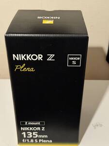 NIKKOR Z 135mm f/1.8 S Plena 新品未使用