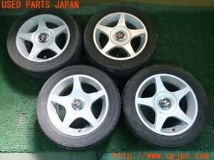 3UPJ=99170916]MR2(SW20)前期 AZ sports 15インチホイール 6.5JJ +32 PCD114.3 5穴 4本 中古