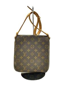 LOUIS VUITTON◆ミュゼット・サルサ_モノグラム・キャンバス_ショートショルダー_BRW/PVC/BRW