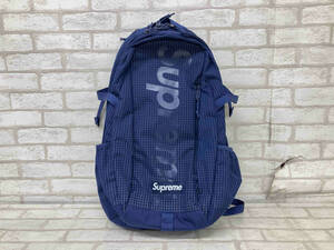 Supreme 24SS BACKPACK シュプリーム バックパック リュック デイパック ネイビー ブルー 総柄 メンズ ストリート カジュアル