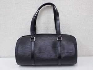 豊20CU2/8A〇ルイヴィトン LOUIS VUITTON エピ スフロ ハンドバッグ ポーチ付 ノワール M52222〇