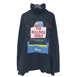 【中古】 VETEMENTS ヴェトモン パッチワーク タートルネック ロングスリーブ MAH19TR207 長袖Tシャツ 24029887 AO