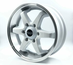 CLEAVE RACING FL53-6 17x6.5 +48 6-139.7 ホワイト/マシンド 4本セット E25 E26 NV350 キャラバン ディープリム