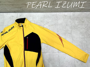 ☆ PEARL IZUMI JACKET THERMODRESS NEO SIZE:M パールイズミ イエロー 長袖 サイクルジャケット 裏起毛 ロード 同梱発送承り中!! Y-199