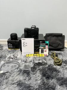 【中古品】 Nikon Z7II ミラーレス一眼 FTZ II マウントアダプター※付属品付 ニコン