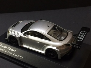 ミニカー　アウディ Audi TT RS　Audi Sport customer racing ディーラー特注 1/43