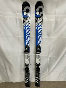 【北見市発】スノーカービング SNOW CARVING X8 スキー板 黒 130cm TYROLIA SX4.5