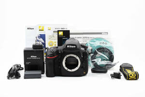 ■ 極少ショット数3860回・ほぼ新品 ■ ニコン Nikon D800E ボディ　A64S648S529DK C588