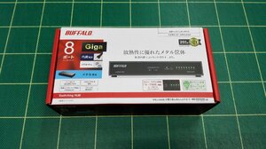 LSW6-GT-8ポート ギガスイッチングハブ　ブラック【未開封】(2544325)※代引不可