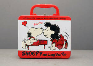 SNOOPY and Lucy Van Pelt 缶バッグ ケース 日本製