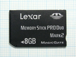 ★Lexar メモリースティック PRODuo ８ＧＢ 中古★送料８５円・１８５円