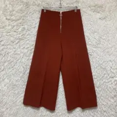 ZARA WOMAN  レディース　ガウチョパンツ　ブラウン　US〜S