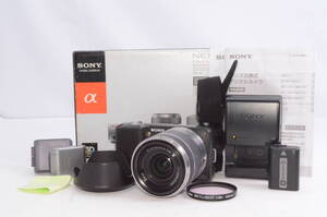 【動作品】SONY α アルファ NEX-3 ミラーレス一眼 レンズセット f3.5-5.6/18-55mm