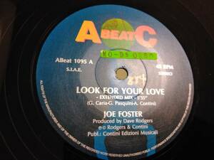 ◎JOE FOSTER / LOOK FOR YOUR LOVE アナログ