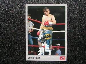 1991 All World Boxing #122 Jorge Paez