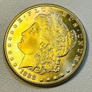 アメリカ 硬貨 古銭 自由の女神 1888年 リバティ イーグル モルガン 13の星 コイン 重21.42g 金貨