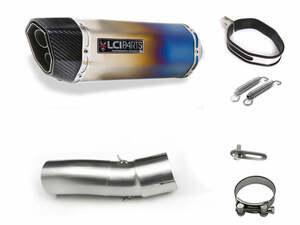 BMW R1200GS ADV 2010-2012 LCIPARTS ツインエンド チタン スリップオンマフラー