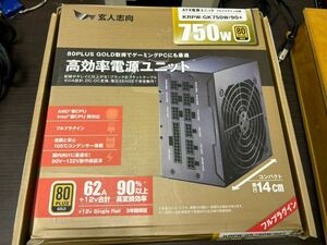 玄人志向☆KRPW-GK750W☆90+☆750w☆PC電源☆ATX電源ユニット☆北海道☆札幌