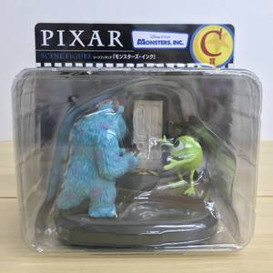 101 B-691/1円スタート!!【未開封】Happyくじ C賞 シーンフィギュア モンスターズ・インク Disney PIXAR サリー マイク