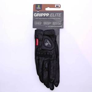 【中古・未使用品】ハーツェル HIRZL GRIPPP ELITE ライディング グローブ 7 ブラック ユニセックス 乗馬 馬術