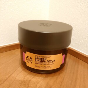 【即決・送料込】新品未開封☆THE BODY SHOP☆ザ・ボディショップ☆アフリカン ソフトニングボディスクラブ☆350ml