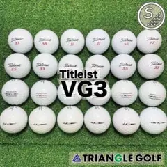 【S02】Titleist VG3 白 年式混合 ロストボール 24球