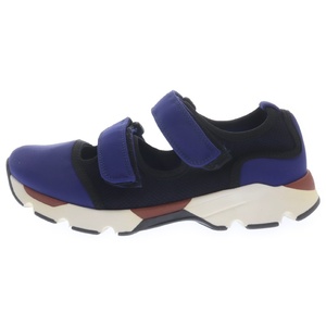 MARNI マルニ SCARPA SNEAKER ベルクロストラップ ローカットスニーカー ネイビー レディース SNZWS01G02