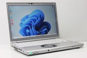 1円スタート ノートパソコン Windows11 WPS office搭載 Panasonic レッツノート CF-SV8 第8世代 Core i5 SSD256GB メモリ8GB カメラ