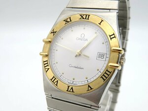 1円◆稼働◆ オメガ コンステレーション シルバー クオーツ ユニセックス 腕時計 F425