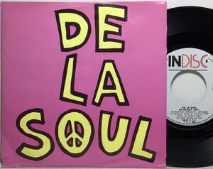 【欧7】 DE LA SOUL デラソウル / ME MYSELF AND I / BRAIN WASHED FOLLOWER / 1989 欧州 EEC盤 7インチシングルレコード EP 45 試聴済