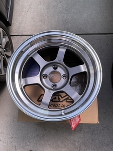 【残り2本 在庫あり】RAYS VolkRacing TE37V SIZE:8J-15 ±0(M) PCD:100-4H Color:MF ホイール2本セット