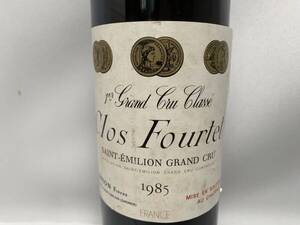 CHATEAU Clos Fourtet シャトー クロ フルテ 1985 750ml 14％未満 赤 ワイン